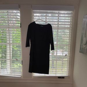J. McLaughlin Black Tiered Dress